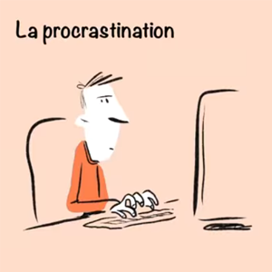 Thumbnail pour présenter la vidéo procrastination